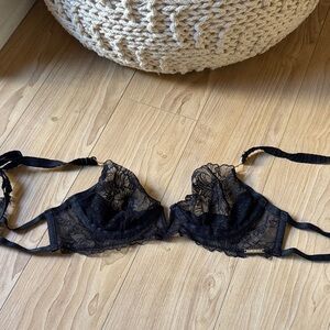 Bluebella Sheer Black Lace Bra
